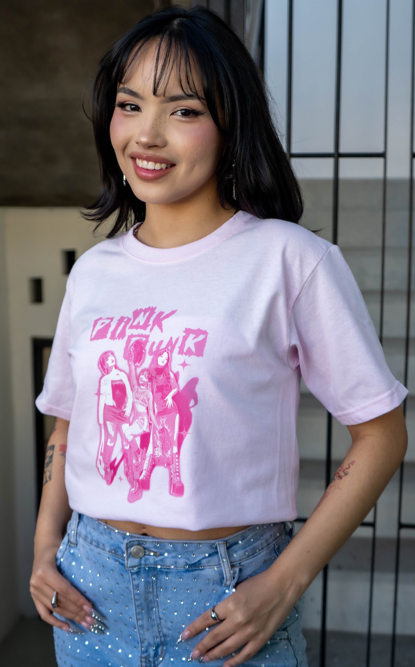 Playera Pink Punk