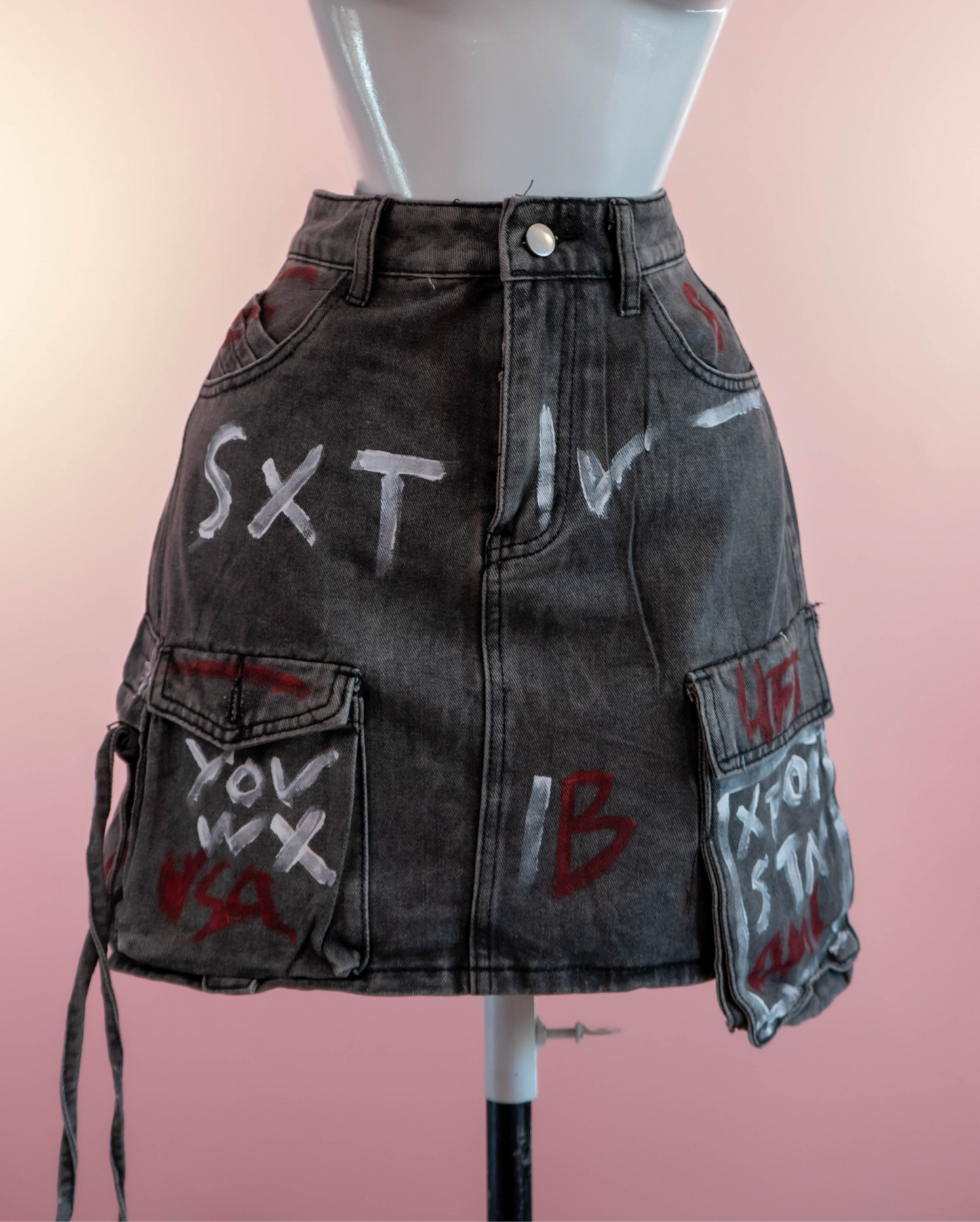 Falda cargo Jinx Mezclilla