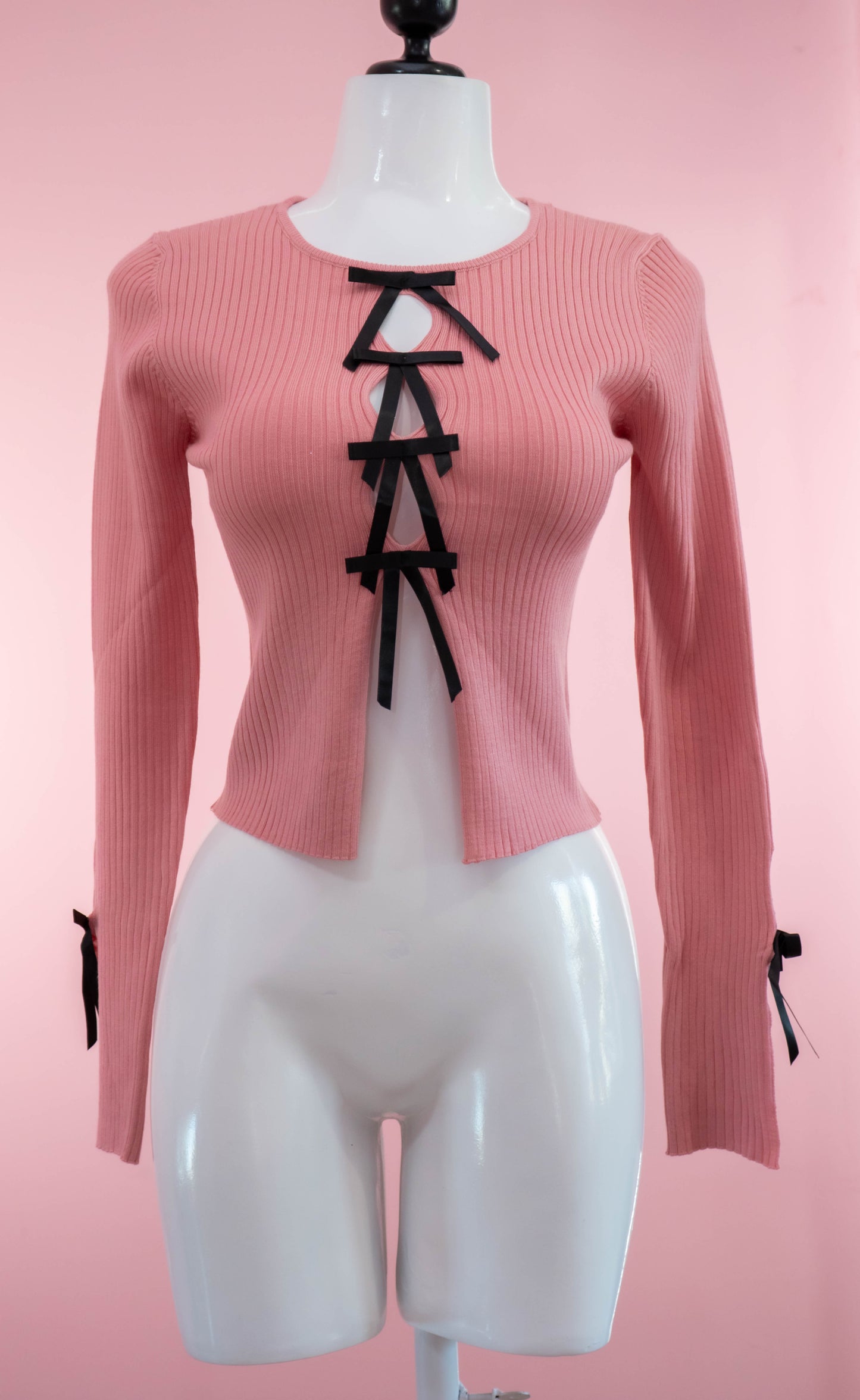 Blusa Manga Larga Moños