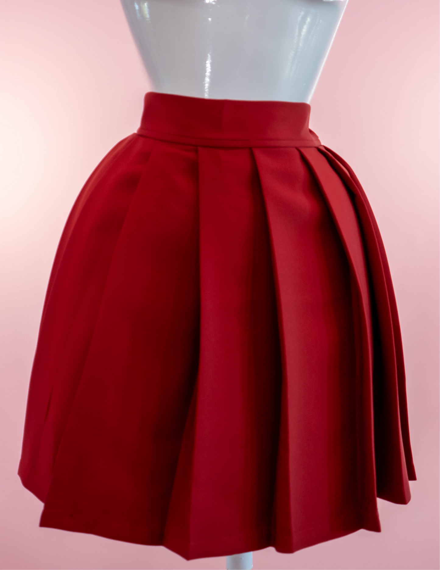 Falda Tablones Roja