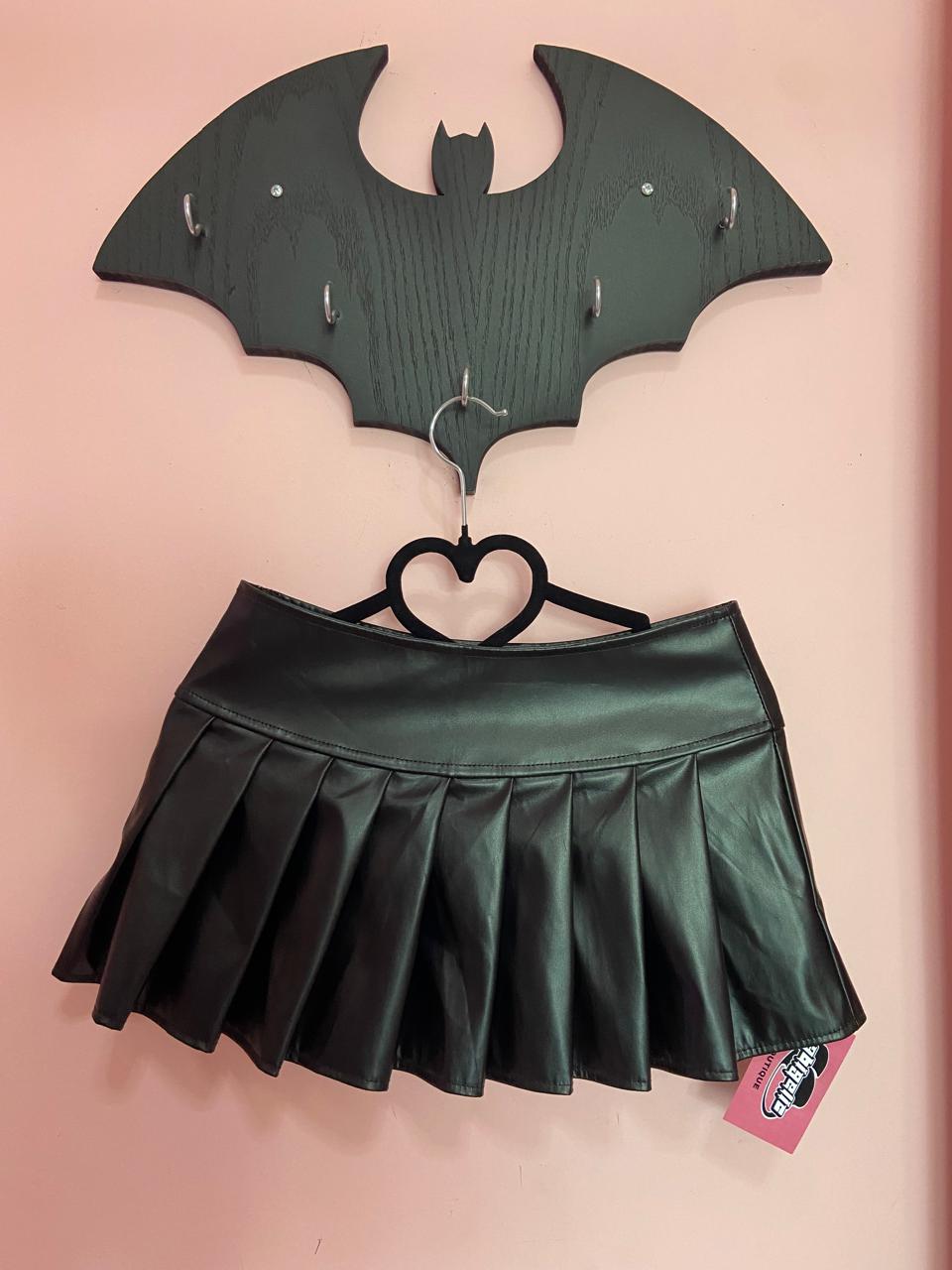 Minifalda Negra Vinil
