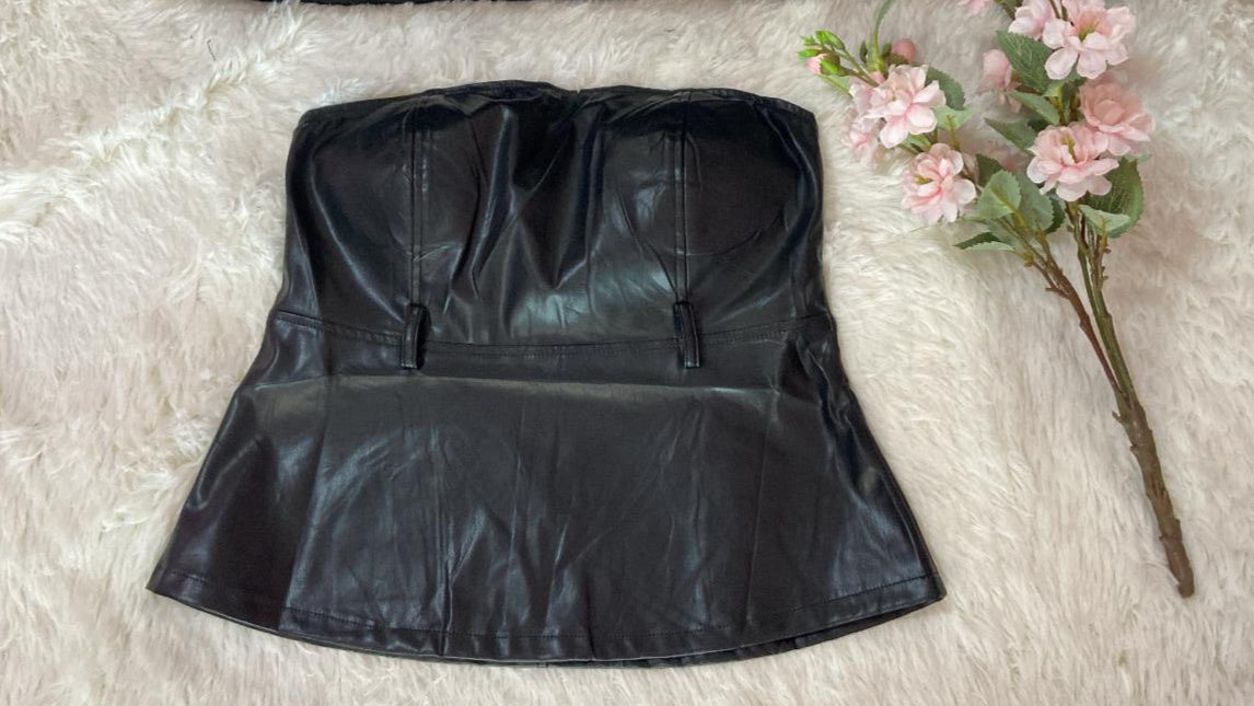 Top Vinil Straple (Negro)
