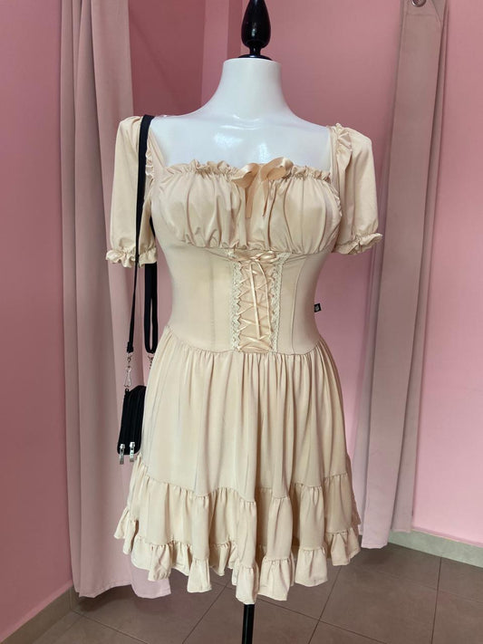 Vestido Beige
